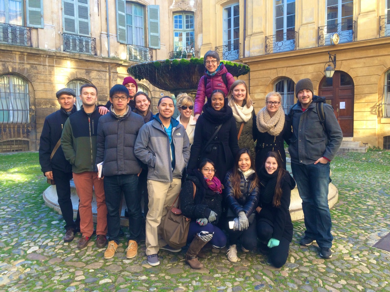 Winter in Paris group photo